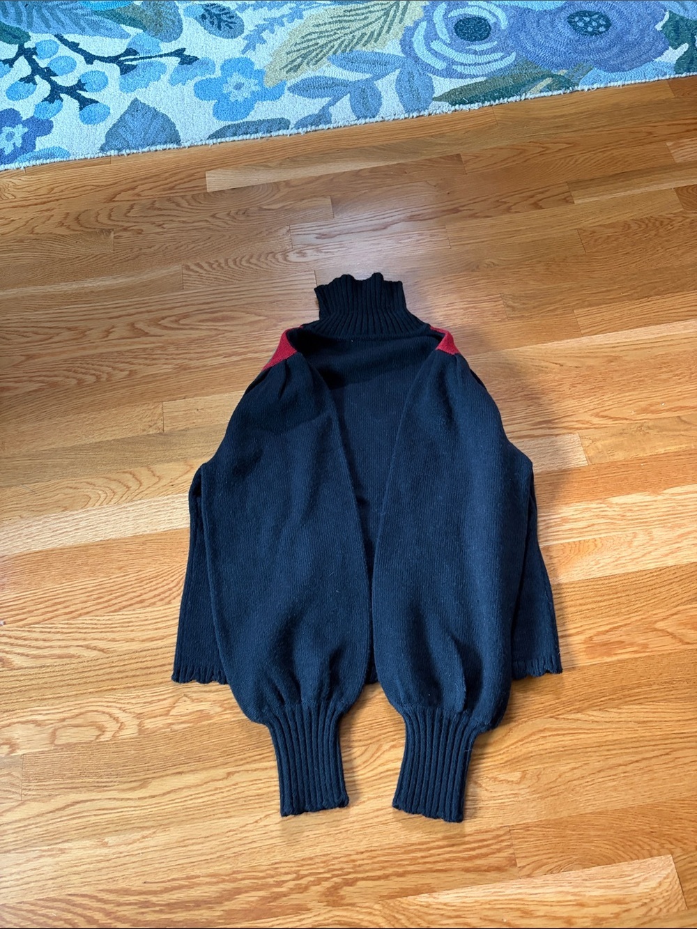 Anthropologie x Farm Rio Mock-Neck Embroidered Pullover Sweater Size Large NWT - Picture 13 of 13